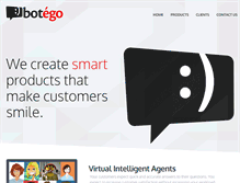 Tablet Screenshot of botego.com